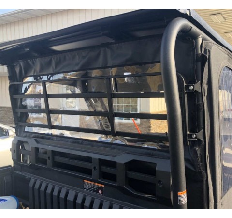 Kawasaki Mule Pro FX Rear Windjammer with Windshield