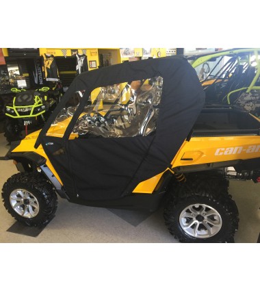 Can Am Commander Side Enclosures in Black, Camo or Grey